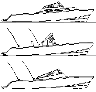 22ft Sport Fisherman drawing 4