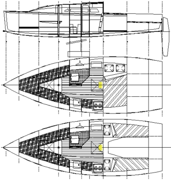 Didi 26 radius chine plywood boat plans