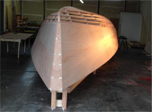 Didi 950 radius chine plywood boat plans