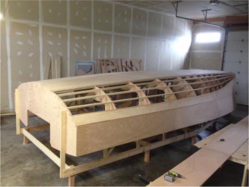 DS15 radius chine plywood boat plans