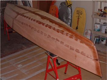 Lynnhaven 16 stitch & glue plywood canoe plans