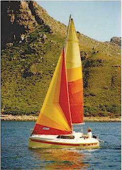 TLC 19 sailing in Hout Bay