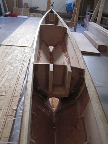 Trika 540 plywood trimaran plans