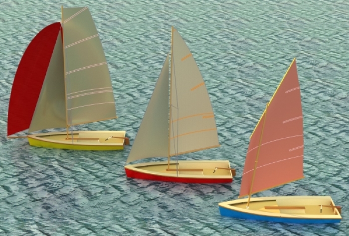 Naskeag 16 plywood sailboat versions