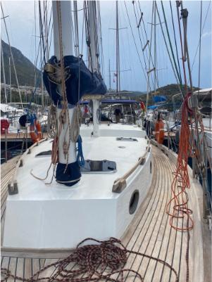 Hout Bay 40 steel gaff schooner