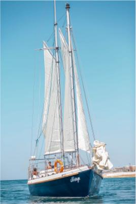 Hout Bay 40 steel gaff schooner