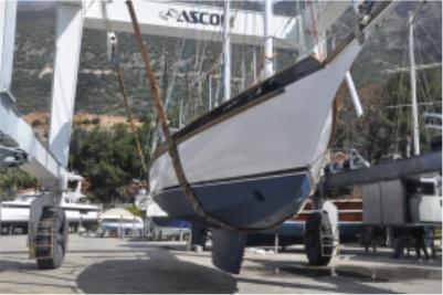 Hout Bay 40 steel gaff schooner