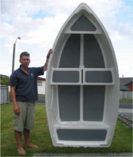 Dixi Dinghy stitch & glue plywood boat plans for amateur boatbuilders