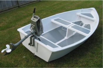 Dixi Dinghy stitch & glue plywood boat plans for amateur boatbuilders