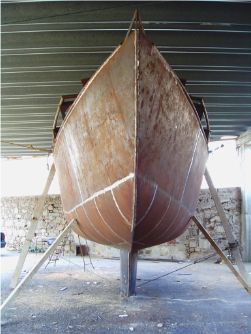 Radius chine steel boat plans for amateur boatbuilders